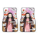 Nezuko Car Floor Mats Custom Demon Slayer Anime Car Accessories Nearkii