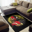 Spider Man Black Suit No Way Home Moonlight Area Carpet Rug Home Decor Bedroom Living Room Decor Nearkii