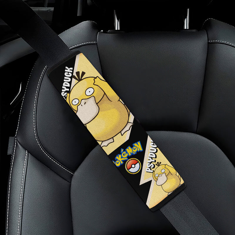 Psyduck car seat belt covers Anime Pokemon Custom Car Accessories Nearkii