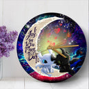 Toothless Light Fury Night Fury Love You To The Moon Galaxy Wood Wall Clock Nearkii