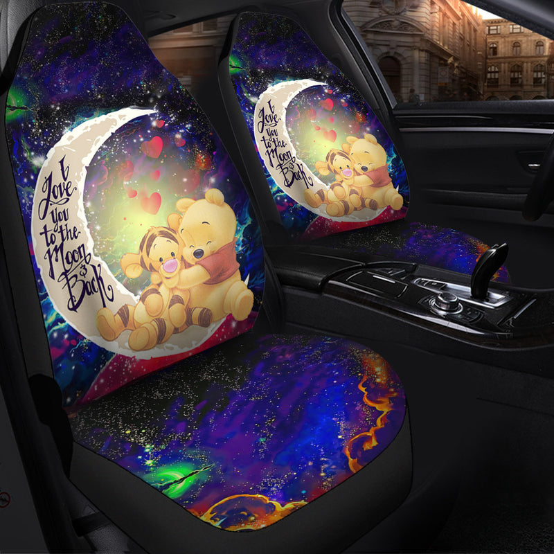 Winnie The Pooh Love You To The Moon Galaxy Car Seat Covers Nearkii