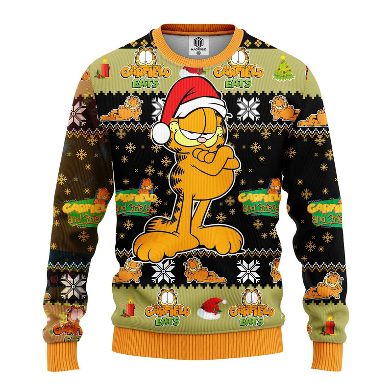 Garfield 3D Ugly Christmas Sweater Amazing Gift Idea Thanksgiving Gift Nearkii