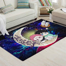 Jujutsu Kaisen Gojo Sukuna Love You To The Moon Galaxy Carpet Rug Home Room Decor Nearkii