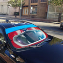 Power Rangers Wild Force Red Ranger Custom Car Auto Sunshade Windshield Accessories Decor Gift Nearkii