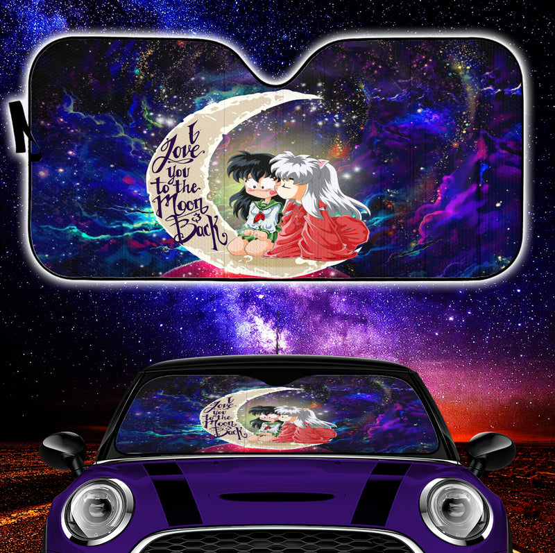 Inuyasha Love You To The Moon Galaxy Car Auto Sunshades Nearkii