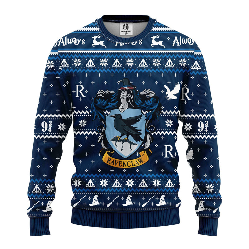 Ravenclaw New Ugly Christmas Sweater Amazing Gift Idea Thanksgiving Gift Nearkii