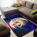 Luffy One Piece Love You To The Moon Galaxy Carpet Rug Home Room Decor Nearkii
