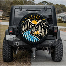 Camping Site Mountain Vibes Car Spare Tire Cover Gift For Campers Nearkii