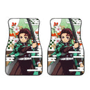 Tanjiro Car Floor Mats Custom Demon Slayer Anime Car Accessories Nearkii