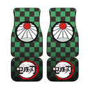 Tanjiro Demon Slayers Car Floor Mats Anime Car Accessories Nearkii