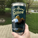 The Outdoor Is Calling Camping Camfire Tumbler 2023 Nearkii