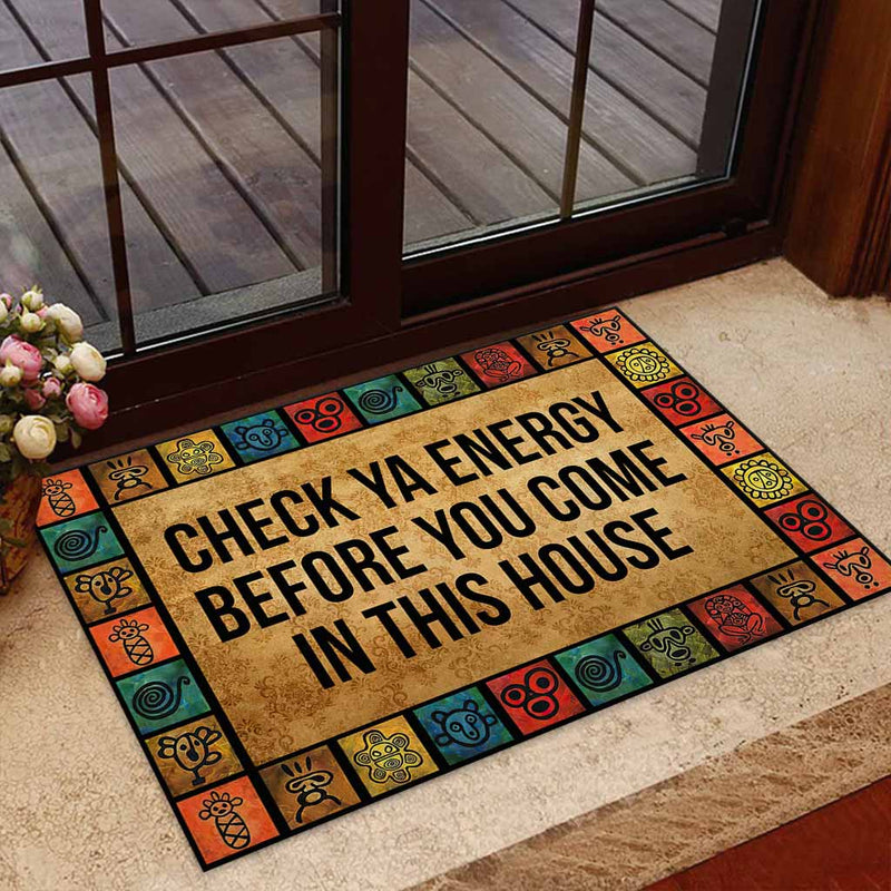 Check Ya Energy Puerto Rican Doormat Home Decor Nearkii