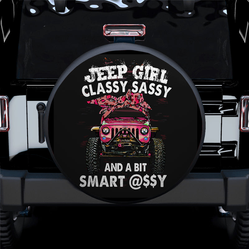 Jeep Girl Classy Sassy Car Spare Tire Covers Gift For Campers Nearkii