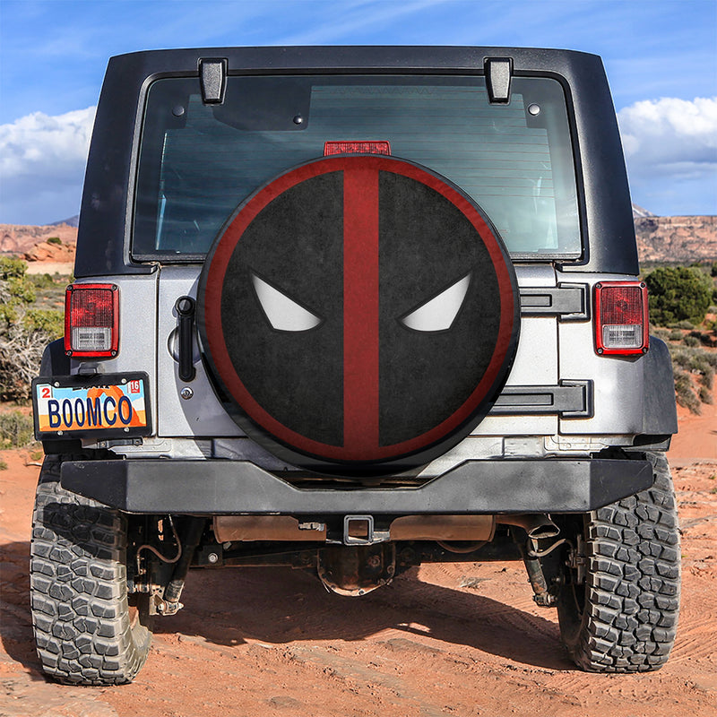Deadpool Symbol Jeep Car Spare Tire Covers Gift For Campers Nearkii