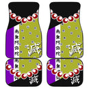 Demon Slayer Car Floor Mats Anime Gyomei Himejima Car Accessories Nearkii