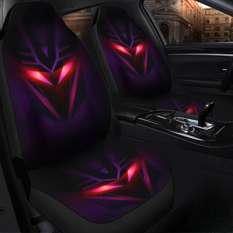 Decepticons Night Logo Premium Custom Car Seat Covers Decor Protectors Nearkii