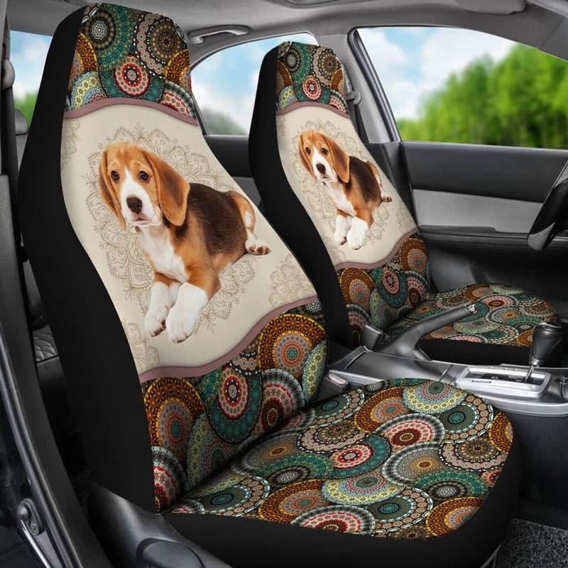 Beagle Mandala Car Seat Covers Nearkii