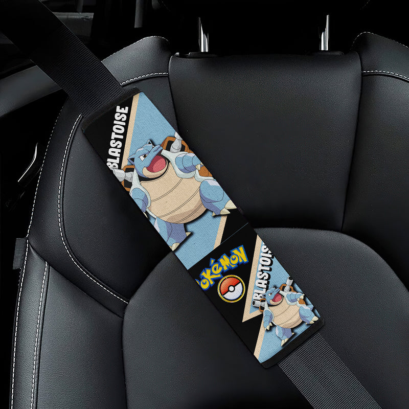 Blastoise car seat belt covers Anime Pokemon Custom Car Accessories Nearkii