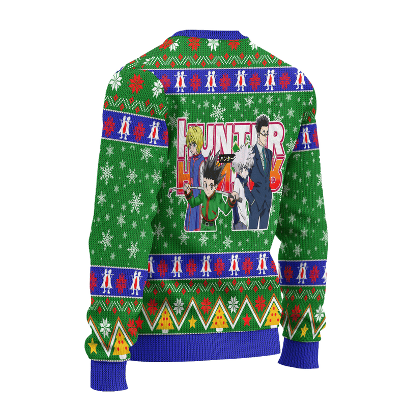 Hunter x Hunter Anime Ugly Christmas Sweater Characters Xmas Gift Nearkii