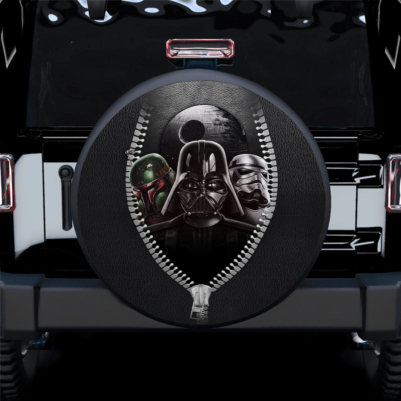 Darth Vader Stormtrooper Boba Fett Death Star Zipper Car Spare Tire Covers Gift For Campers Nearkii