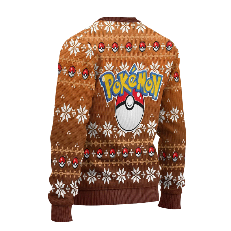 Pokemon Eevee Anime Ugly Christmas Sweater Xmas Gift Nearkii