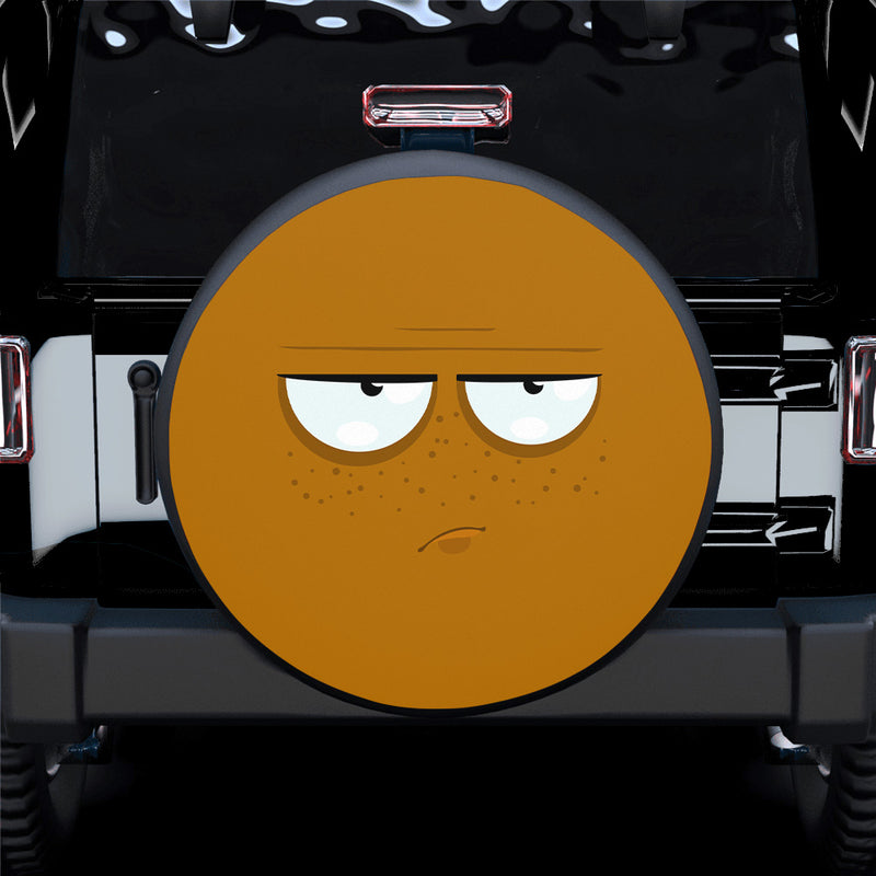 Emotion Brown Face Spare Tire Cover Gift For Campers Nearkii