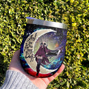 Anime Girl Soul Eaterr Love You To Moon And Back Premium Wine Tumbler Nearkii