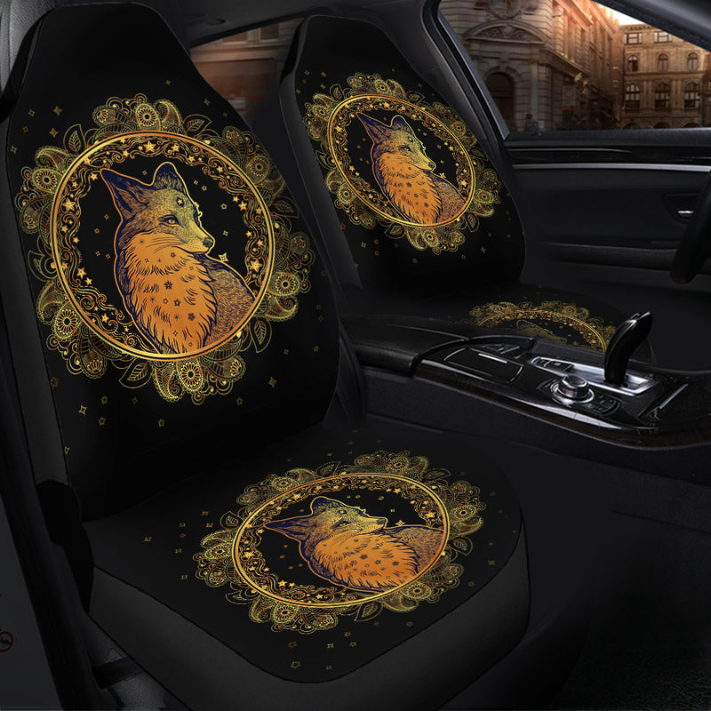 Fox Mandala Premium Custom Car Seat Covers Decor Protectors Nearkii