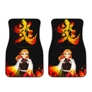 Demon Slayer Anime Car Floor Mats Kyojuro Rengoku x Symbol Car Accessories Nearkii