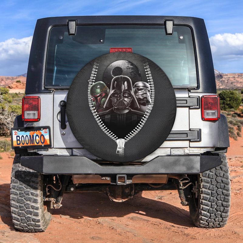 Darth Vader Stormtrooper Boba Fett Death Star Zipper Car Spare Tire Covers Gift For Campers Nearkii