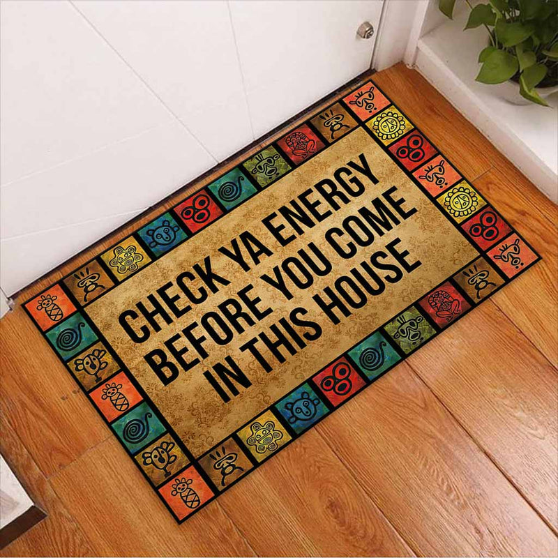 Check Ya Energy Puerto Rican Doormat Home Decor Nearkii