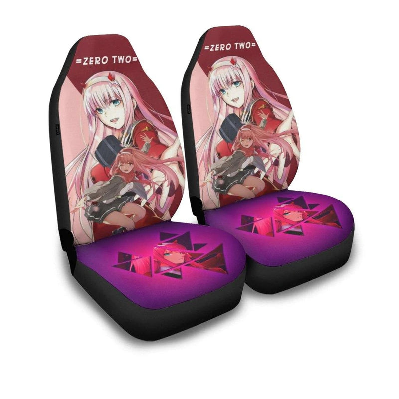 Zero Two Cute Darling In The Franxx Anime Car Seat Covers Nearkii