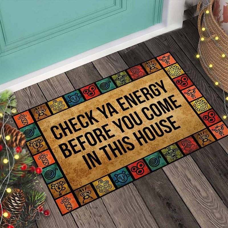 Check Ya Energy Puerto Rican Doormat Home Decor Nearkii