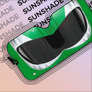 Mighty Morphin Green Power Ranger Helmet Custom Car Auto Sunshade Windshield Accessories Decor Gift Nearkii