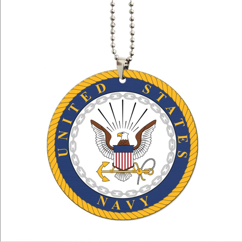 Army US Navy Car Ornament Custom Car Accessories Decorations Nearkii