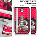 Akaza Demon Slayers Anime Car Seat Belt Cover Custom Car Accessories Nearkii