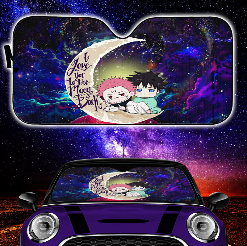Jujutsu Kaisen Gojo Sukuna Love You To The Moon Galaxy Car Auto Sunshades Nearkii