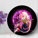 Zero Two Darling In The FranXX Anime Moonlight Wood Wall Clock Nearkii