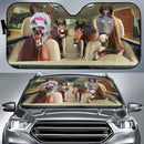 Funny Driving Horse With Fly Cover Car Auto Sunshades Nearkii