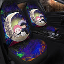 Jujutsu Kaisen Gojo Sakuna Chibi Anime Love You To The Moon Galaxy Car Seat Covers