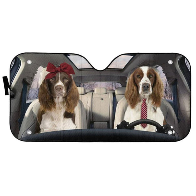 English Springer Spaniel Dog Car Auto Sun Shades Windshield Accessories Decor Gift Nearkii