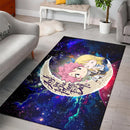 Natsu Fairy Tail Anime Love You To The Moon Galaxy Carpet Rug Home Room Decor Nearkii
