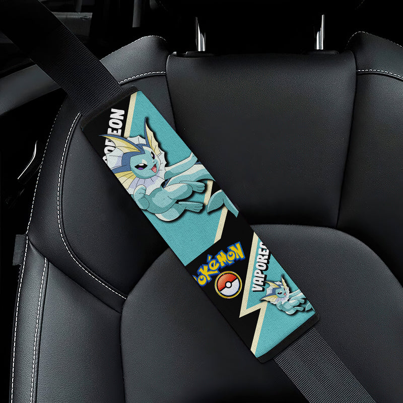 Vaporeon car seat belt covers Anime Pokemon Custom Car Accessories Nearkii