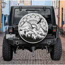 Mountain And Forest Jeep Car Spare Tire Cover Gift For Campers Nearkii