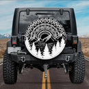 Mandala Mountain Holiday Car Spare Tire Cover Gift For Campers Nearkii