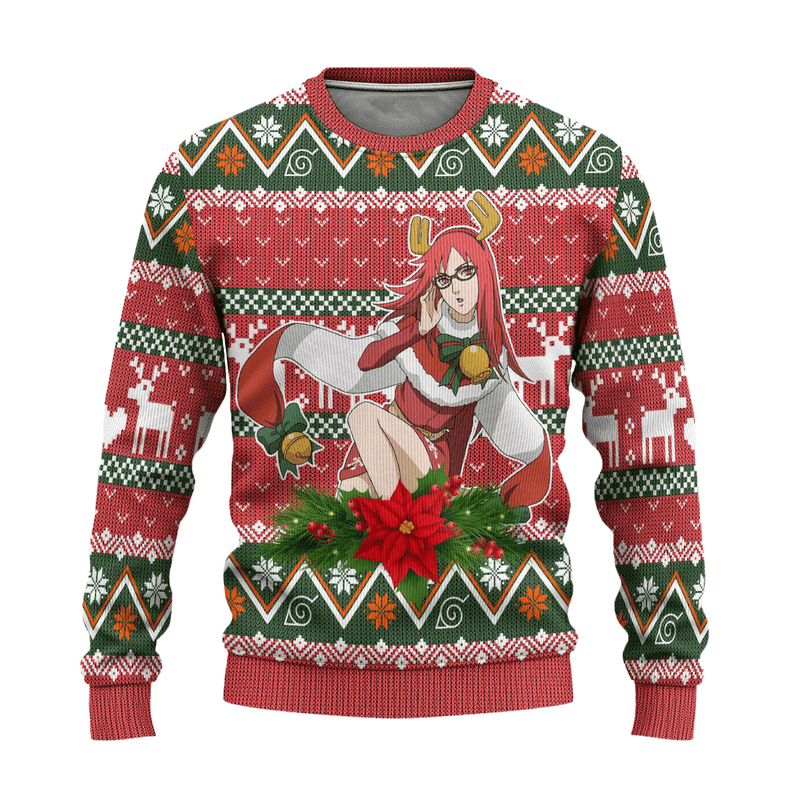 Karin Ugly Christmas Sweater Custom Naruto Anime Xmas Gift Nearkii