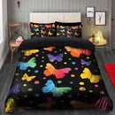 Butterfly Water Color Bedding Set Duvet Cover And 2 Pillowcases Nearkii