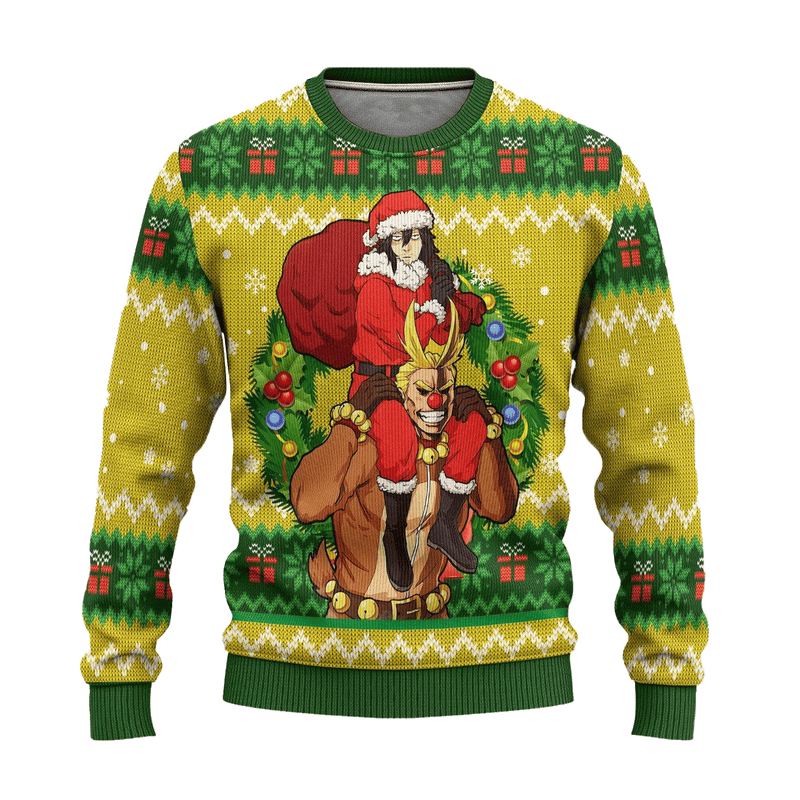 Aizawa My Hero Academia Anime Ugly Christmas Sweater Xmas Gift Nearkii