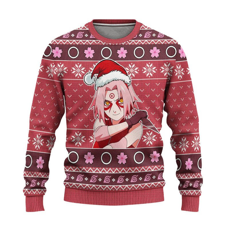 Sakura Ugly Christmas Sweater Sage Mode Naruto Anime Xmas Gift Nearkii
