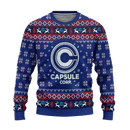 Capsule Corp Ugly Christmas Sweater Dragon Ball Anime Xmas Gift Nearkii